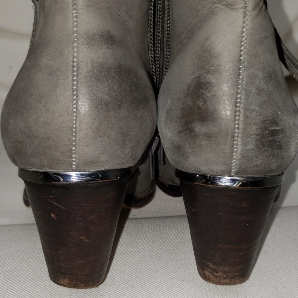 Gray Ankle Boots - image 5